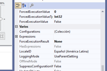 Propiedades Visual Studio